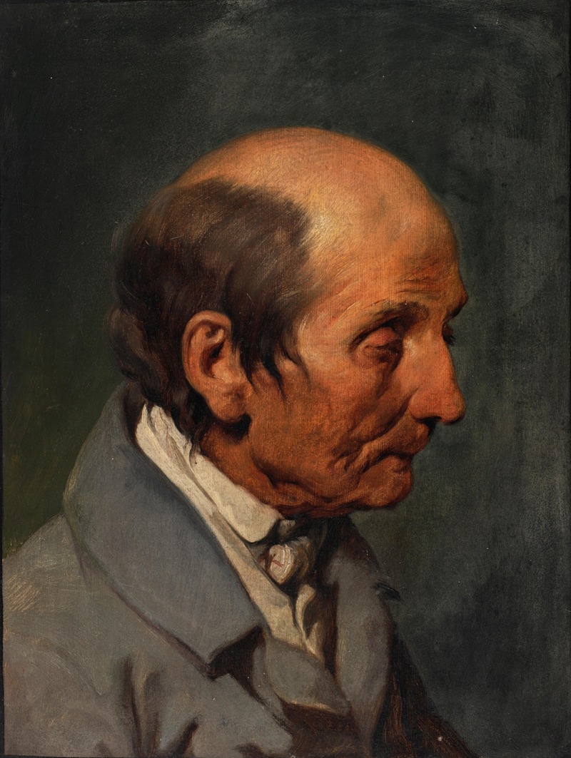 Josef Danhauser - Bildnis eines älteren Herren