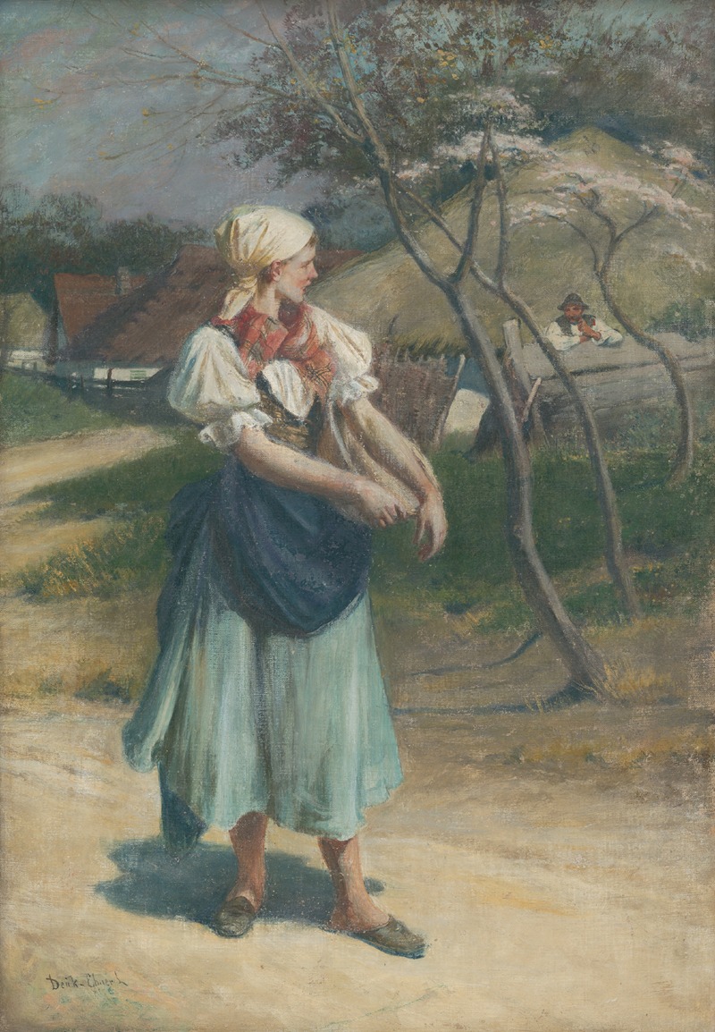 Lajos Deák-Ébner - Chat in the Countryside