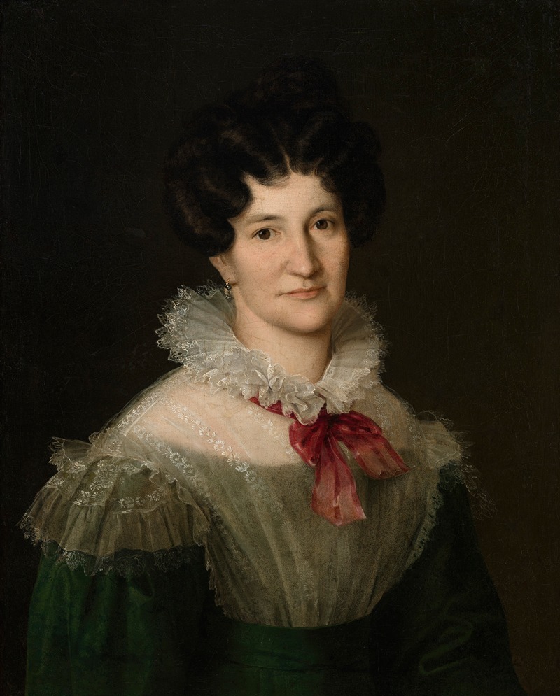 Leopold Kupelwieser - Portrait of Anna Schmirer