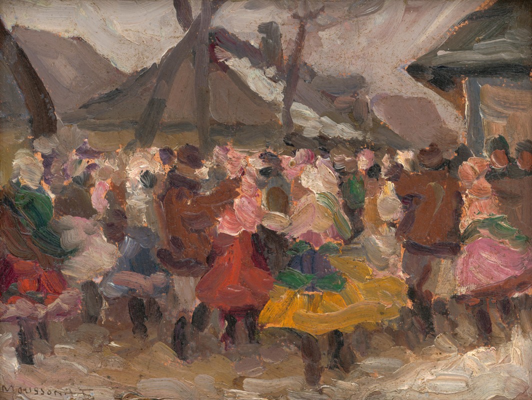 Jozef Teodor Mousson - Study of Folk Merrymaking