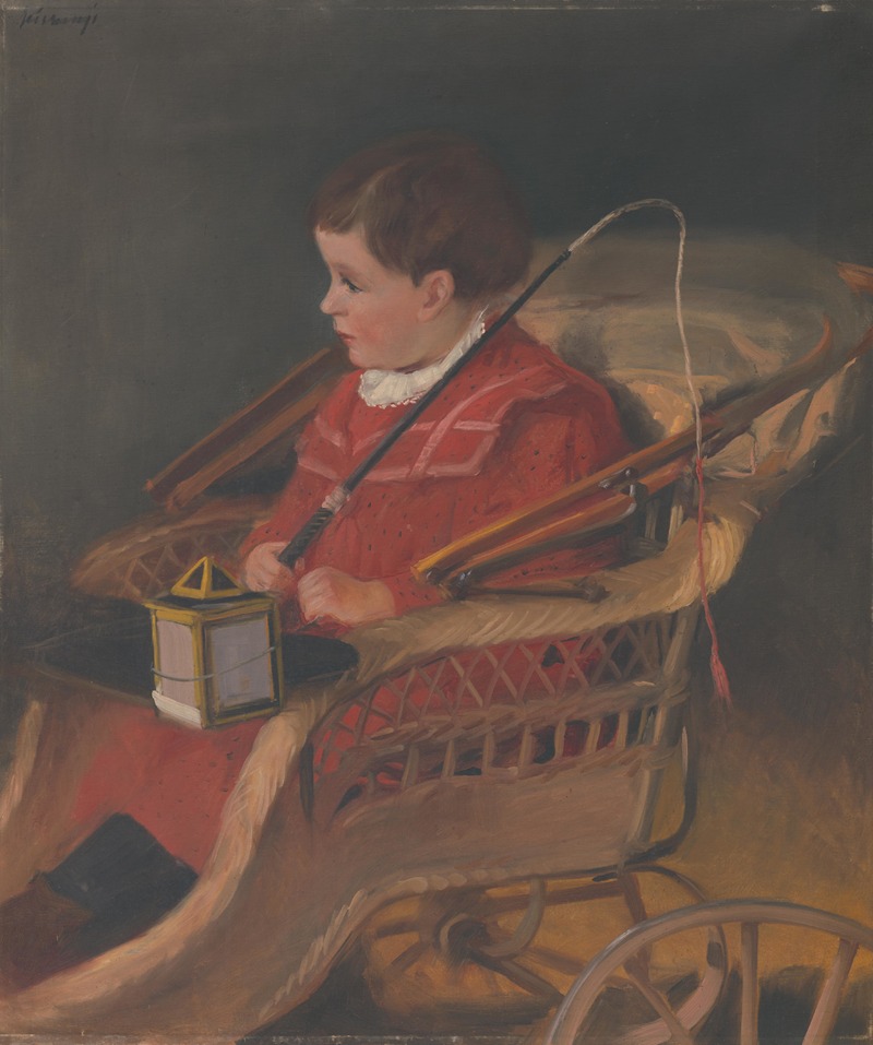 Alexander Kubínyi - Podobizeň chlapca v kočíku