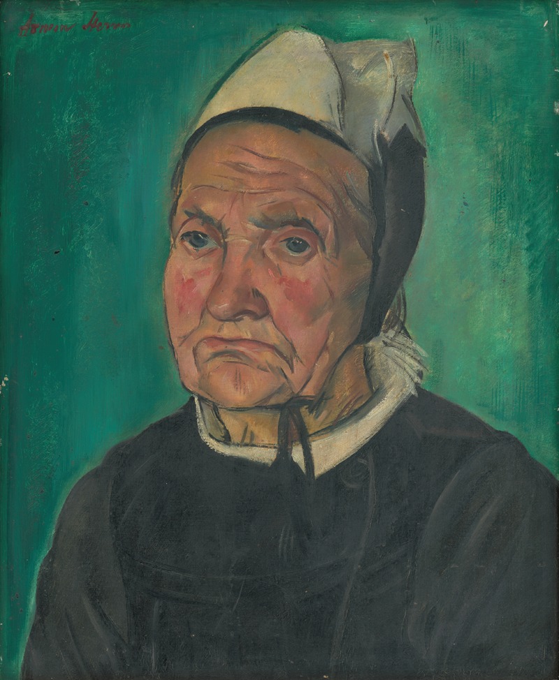 Armin Stern - Head of a Breton Woman