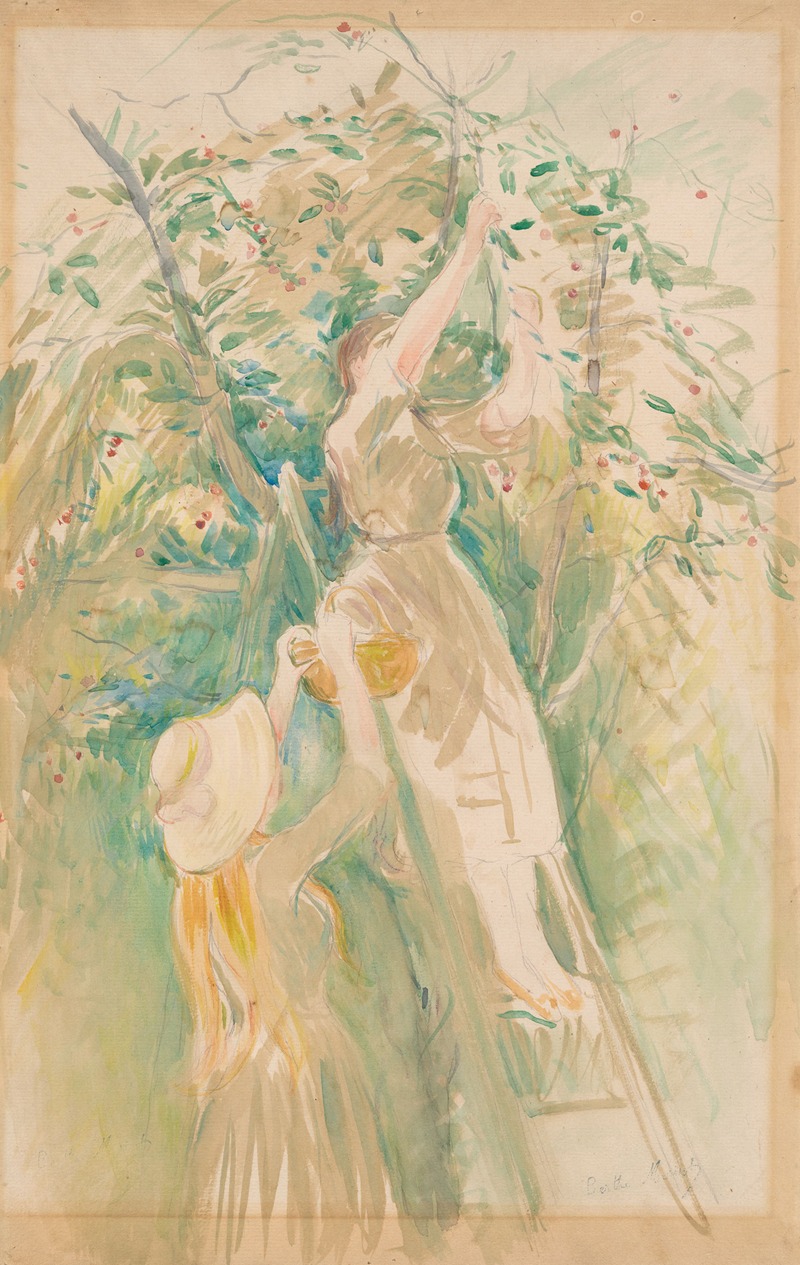 Berthe Morisot - Study for The Cherry Tree
