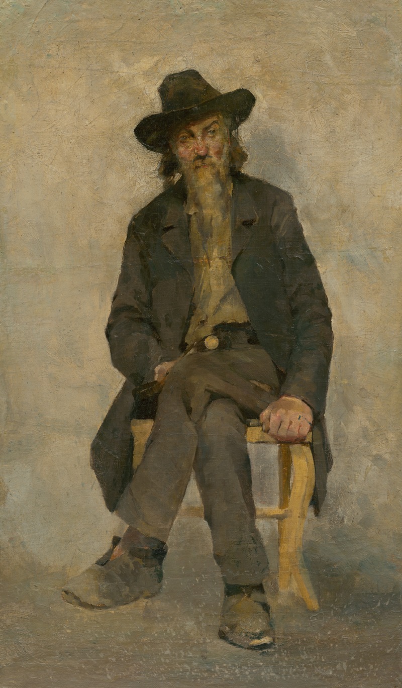 Cyril Kutlík - Study of a Seated Old Man