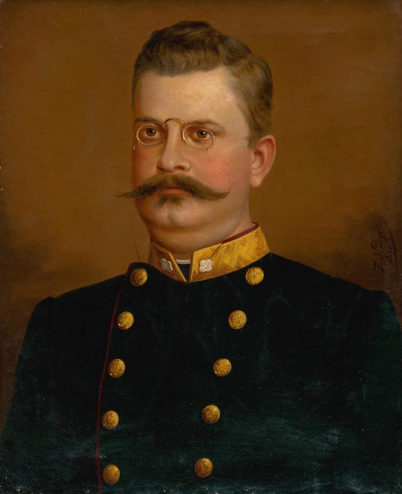 F.J. Dyck - Portrait of a Man in Uniform