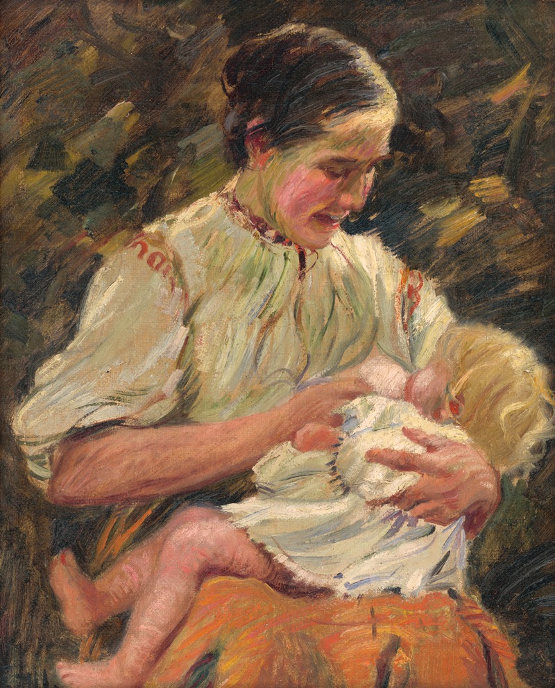 Gustáv Mallý - Mother Nursing
