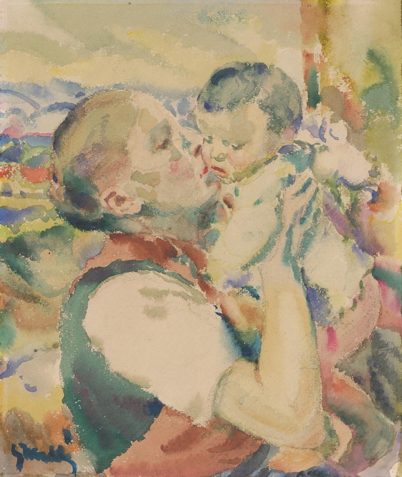 Gustáv Mallý - Young Mother