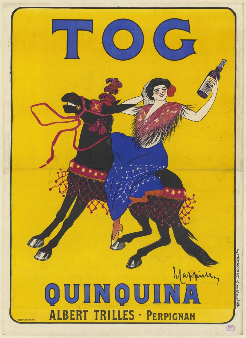 Leonetto Cappiello - Tog. Quinquina. Albert Trilles-Perpignan