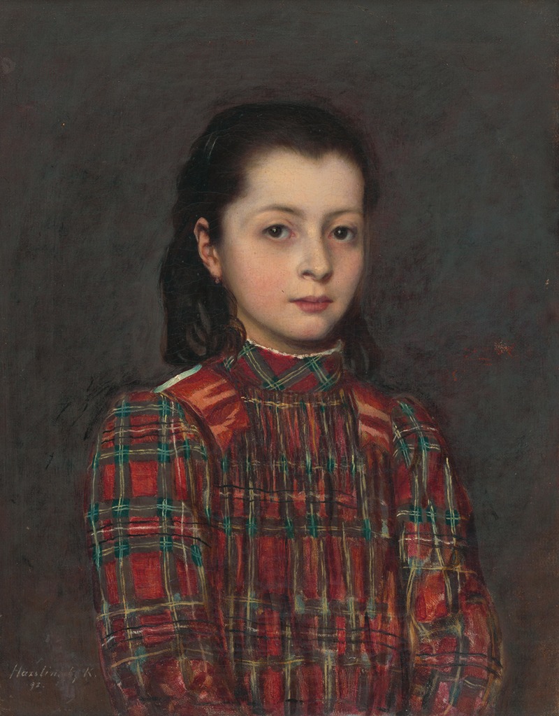 Koloman Hažlinský - Portrét dievčatka