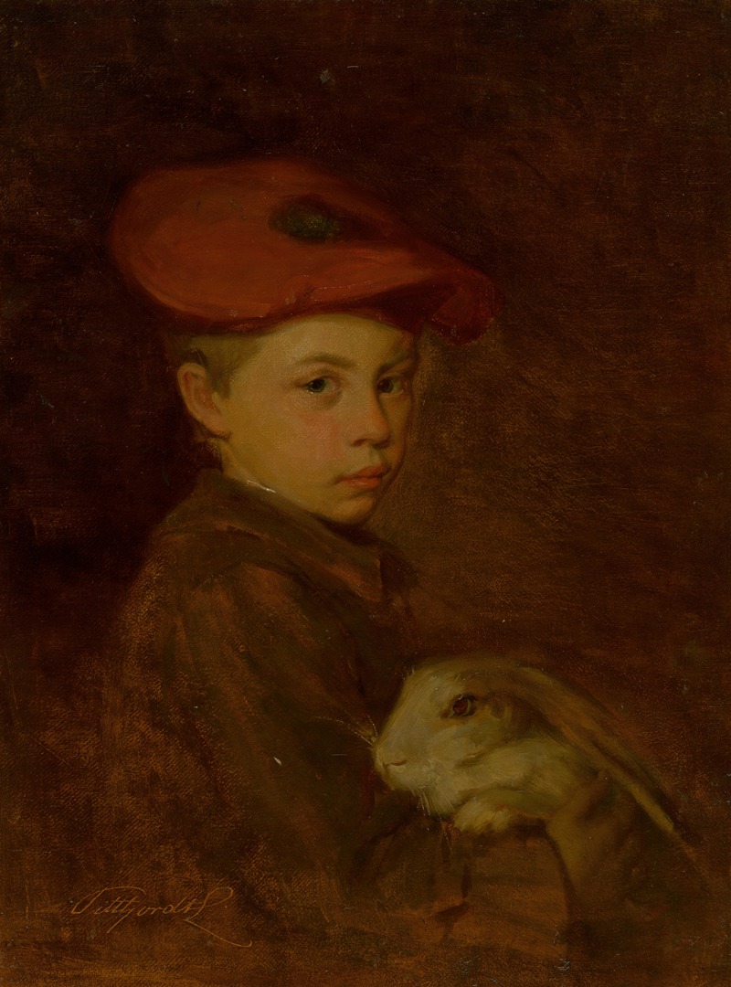 Ľudovít Pitthordt - Boy with a Bunny