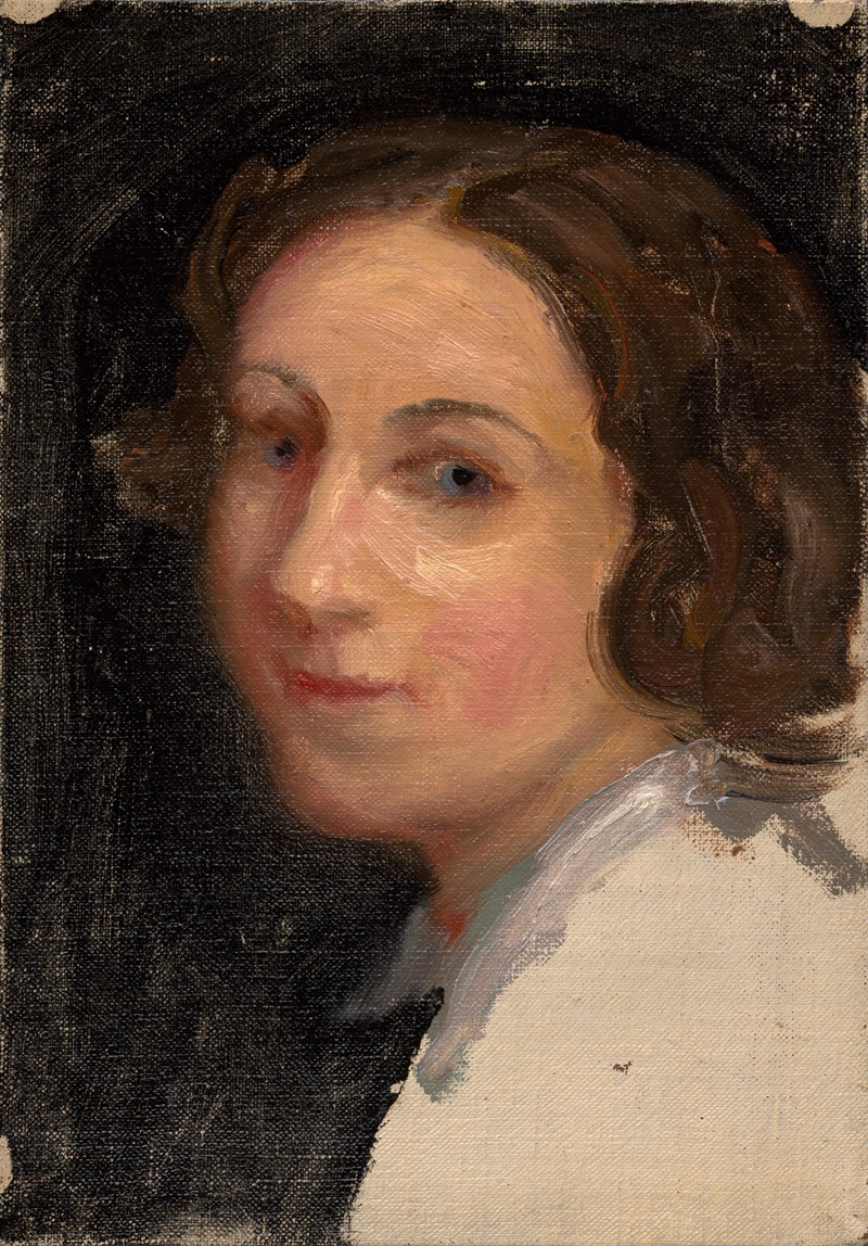 Štefan Straka - Portrait of D. Rosulková-Kubíková