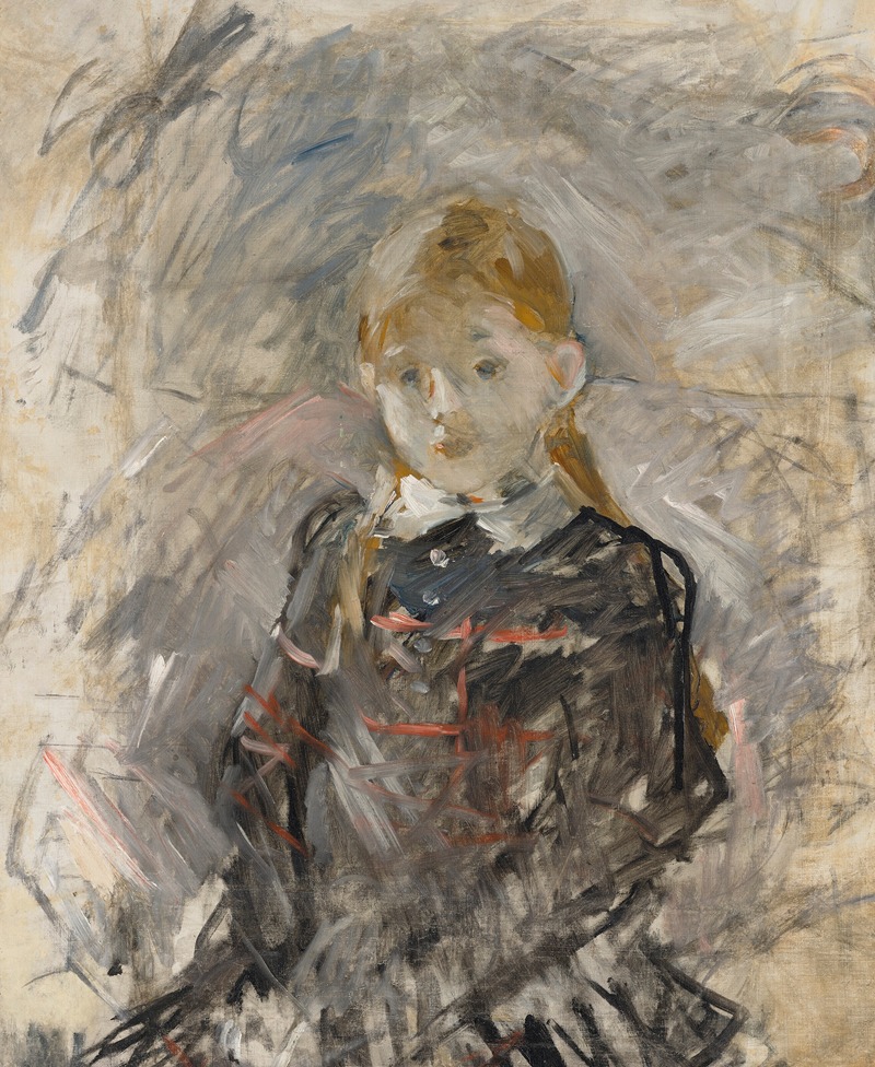 Berthe Morisot - Petite fille aux cheveux blonds