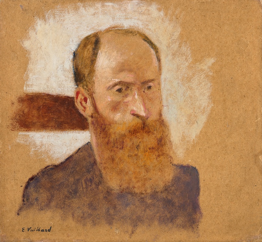 Édouard Vuillard - Autoportrait à Villeneuve-sur-Yonne