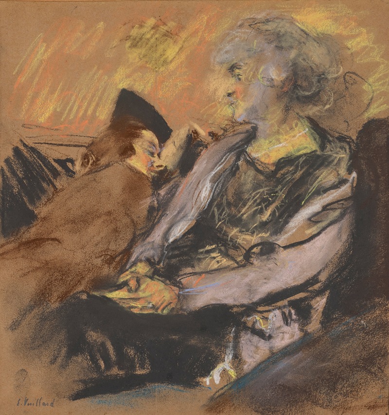 Édouard Vuillard - Madame Hessel et Reine Natanson, rue de Naples