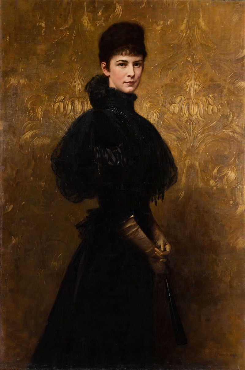 Gyula Benczúr - Portrait of Empress Elisabeth
