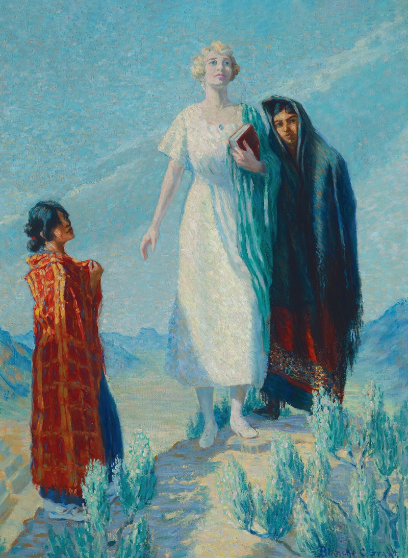 Blanche Chloe Grant - Allegory of Suffrage and Education in Taos, New Mexico