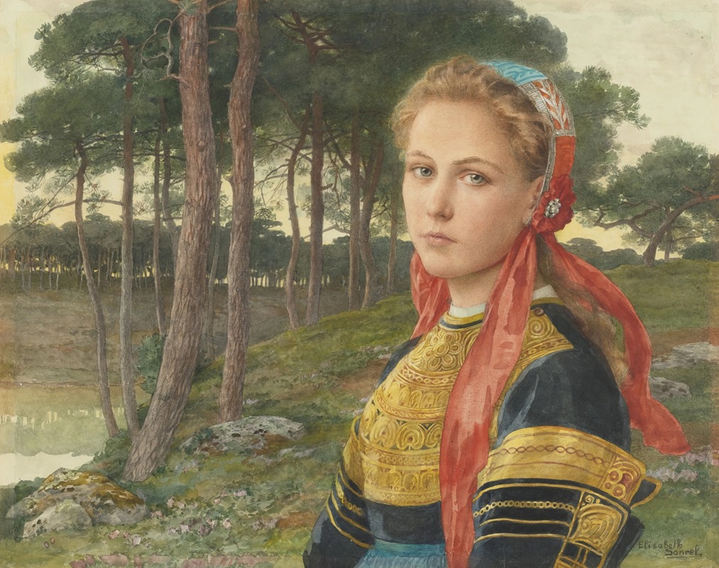 Elisabeth Sonrel - La forêt de Brocéliande