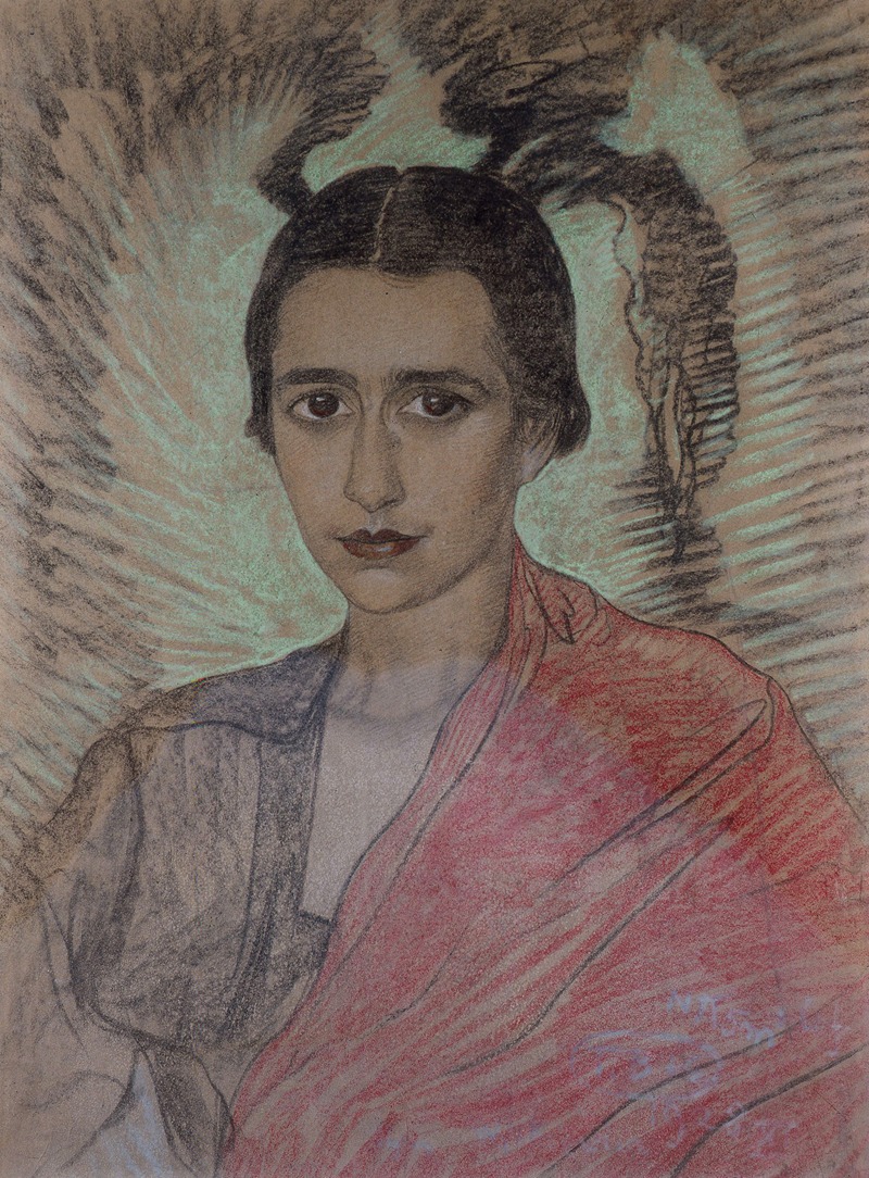 Stanisław Ignacy Witkiewicz - Portrait of Irena Krzywicka