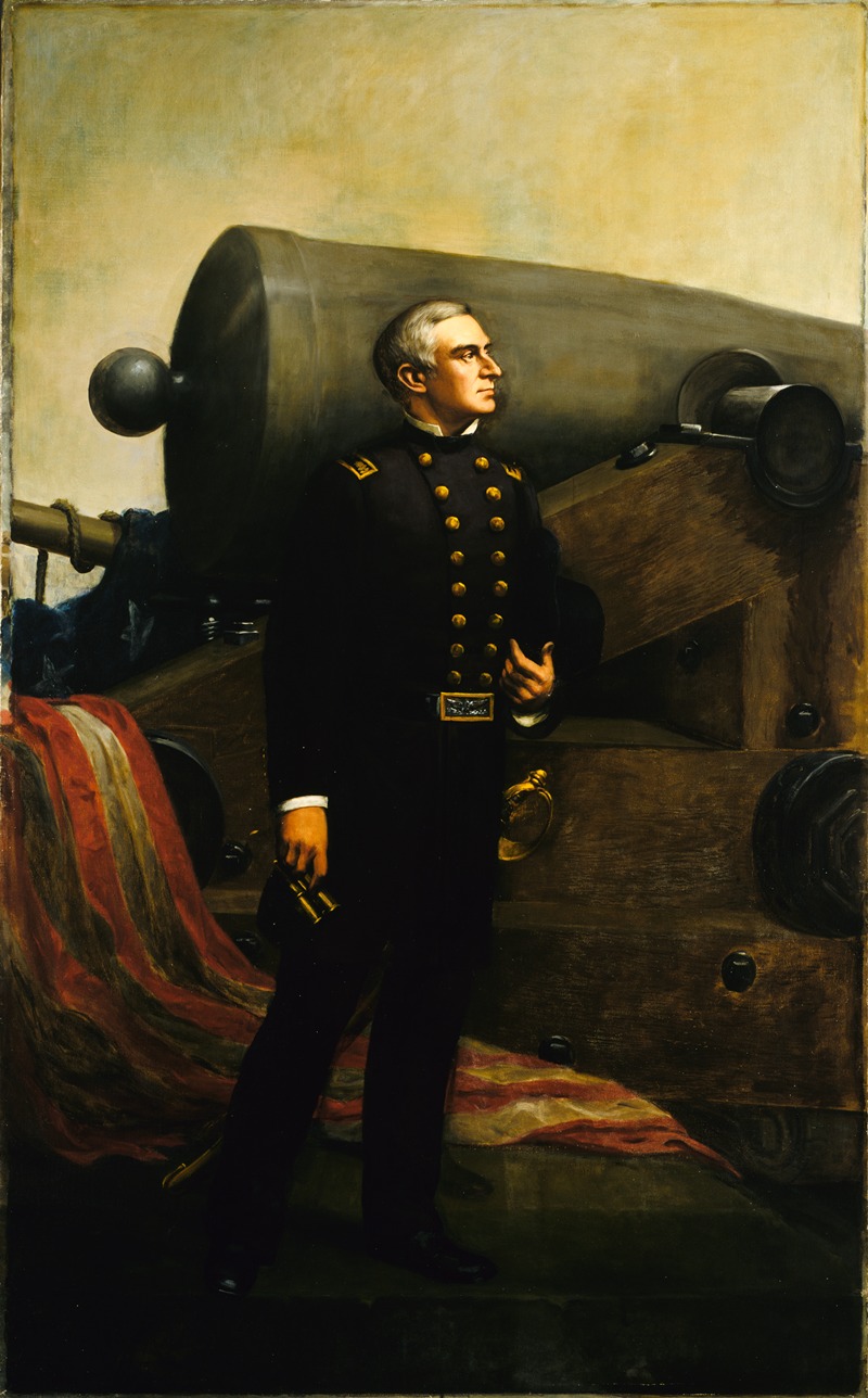 Alban Jasper Conant - The First Gun at Fort Sumter (Major Robert Anderson)