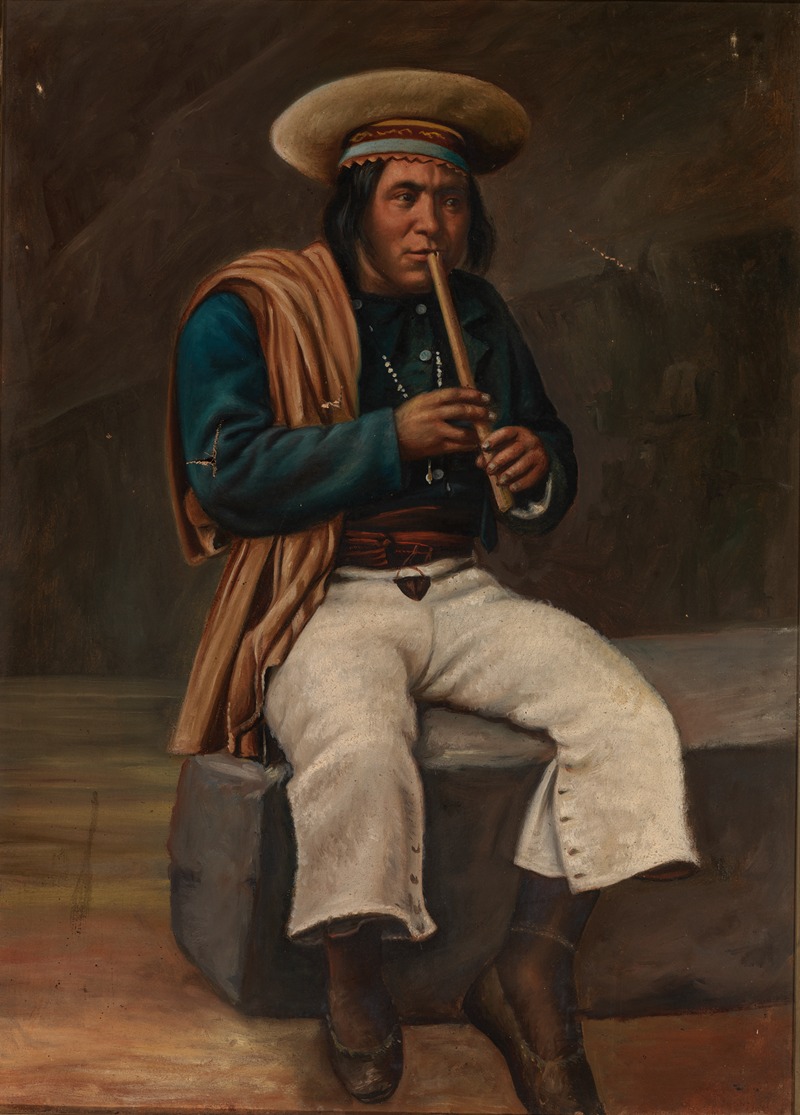 Anonymous - Bolivian Indian Playing the Quena