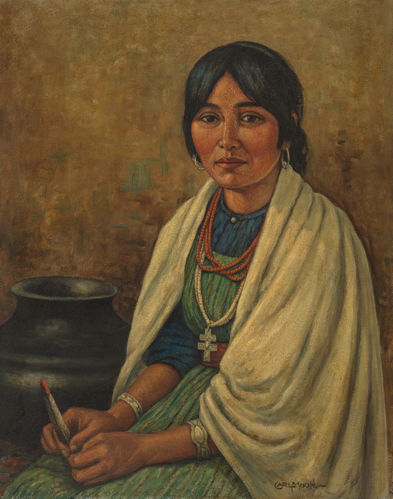 Carl Moon - Taos Woman