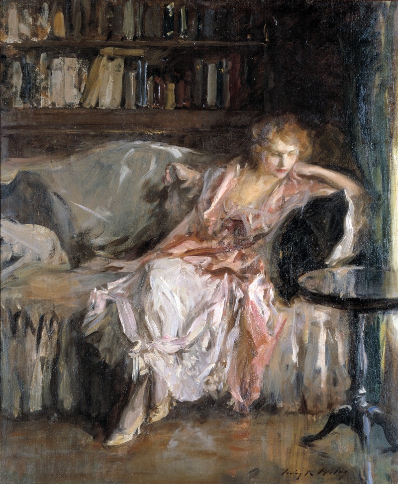 Irving Ramsay Wiles - Her Leisure Hour
