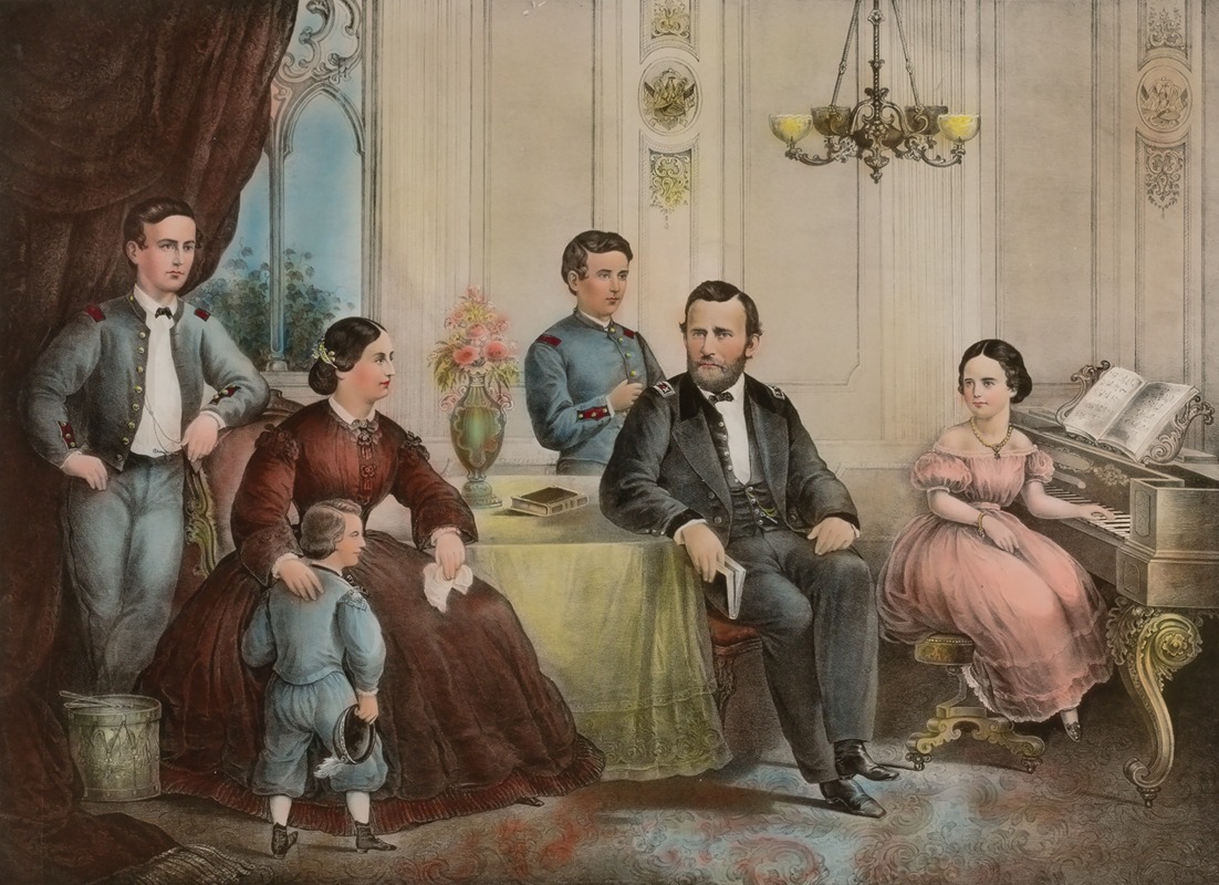 John Smith - General Grant and His Family–Respectfully Dedicated to the People of the United States