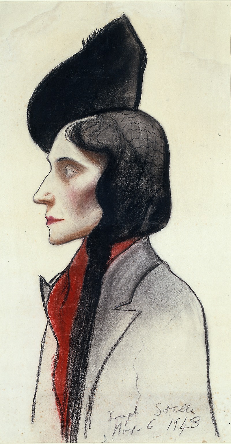 Joseph Stella - Portrait of Clara Fasano