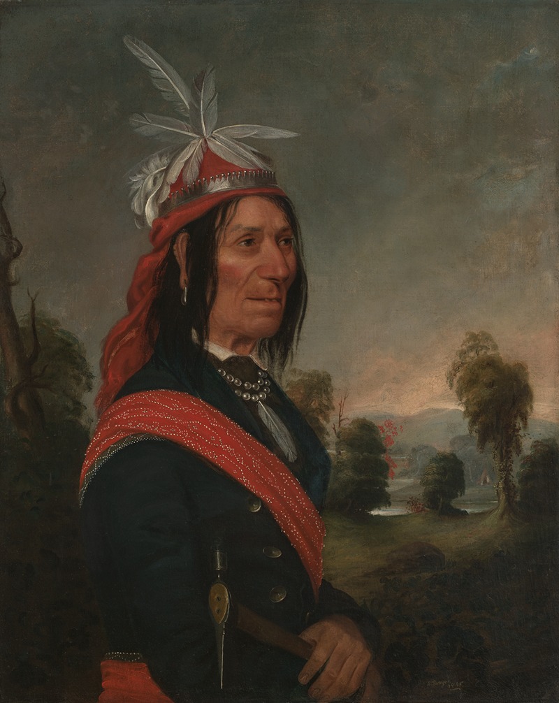 Sanford Thayer - Portrait of Ossahinta, Chief of the Onondaga Nation