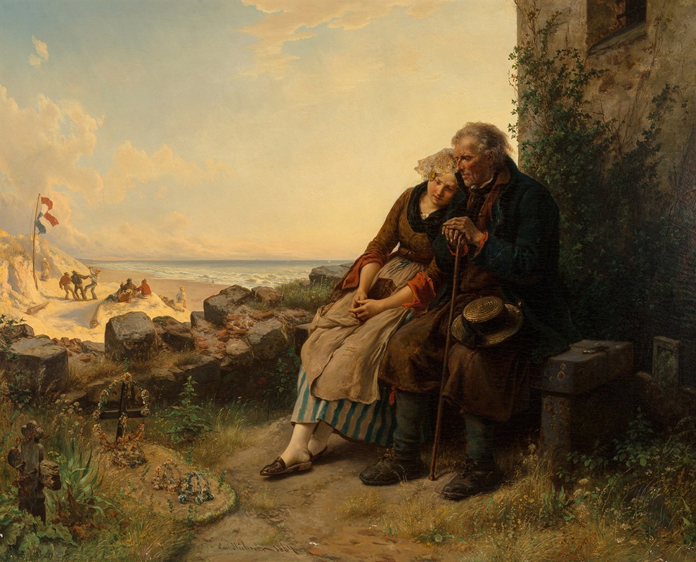 Carl Wilhelm Hübner - Return to the Church Yard