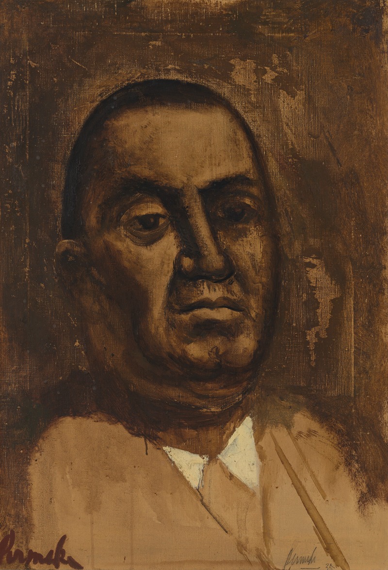 Constant Permeke - Portret van Gustave Van Geluwe