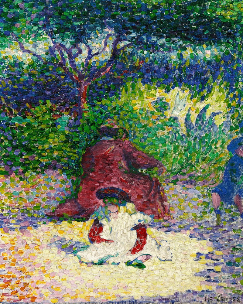 Henri-Edmond Cross - L’Enfant au tablier blanc