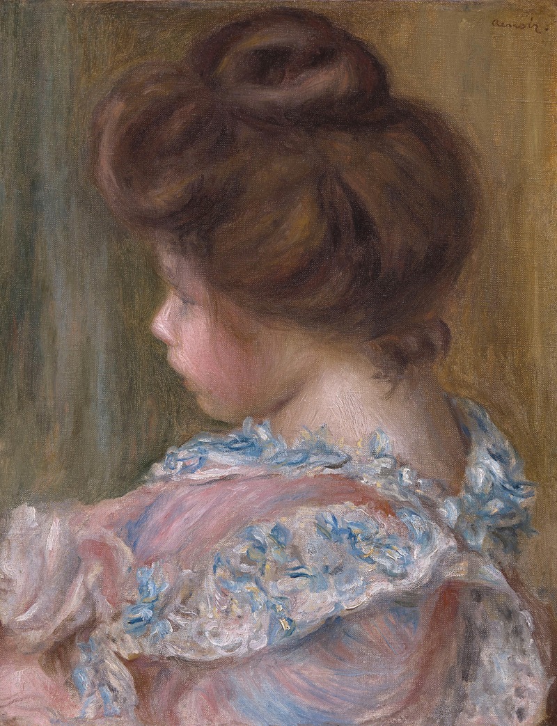Pierre-Auguste Renoir - Profil de jeune fille