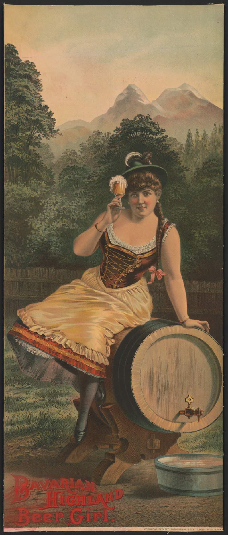 Henry Jerome Stile - Bavarian highland beer girl