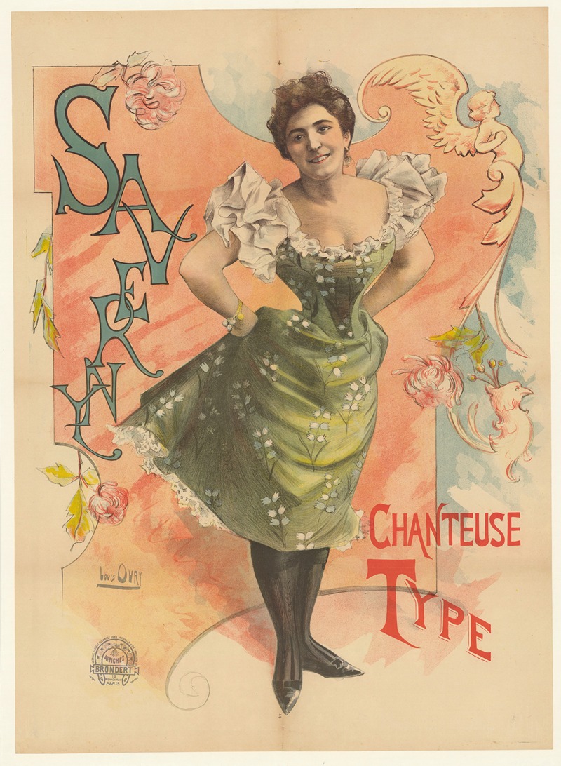 Louis Oury - Saverny, chanteuse type