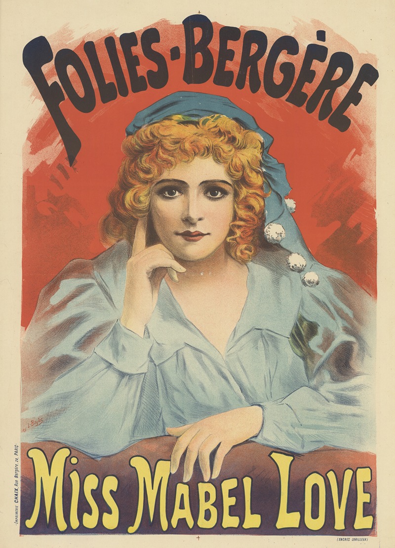 Lucien Baylac - Folies-Bergère. Miss Mabel Love