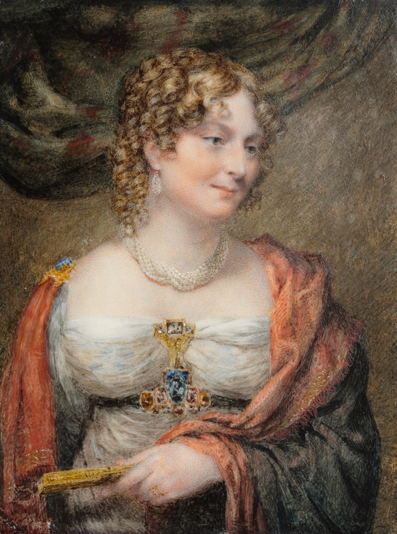 John Linnell - Portrait of Anne Law (née Towry), 1st Lady Ellenborough