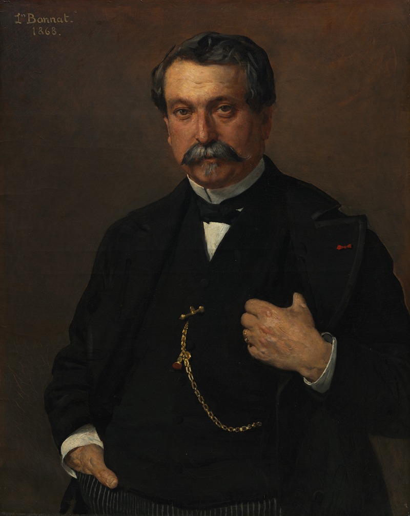 Léon Bonnat - Portrait of Jean Léglise, Merchant, Mayor of Saint-Martin-de-Seignanx