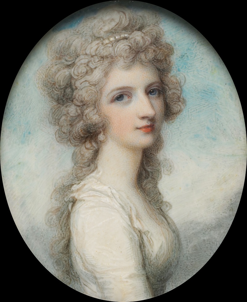 Richard Cosway - Portrait of Mary Frances (Fanny) Swinburne