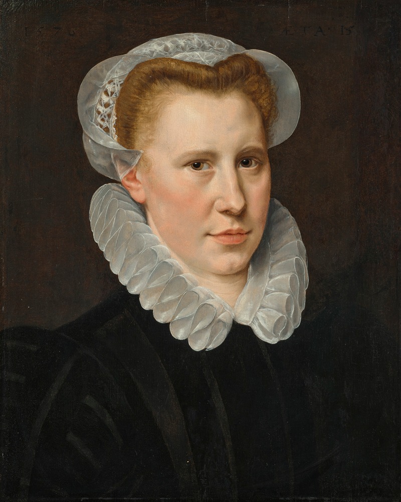 Adriaen Thomasz. Key - Portrait of a young lady