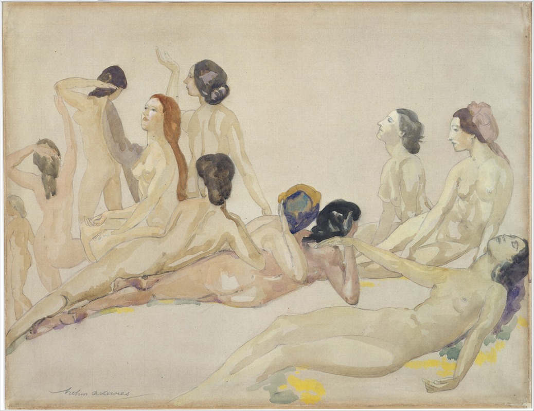 Arthur Bowen Davies - Eleven Nudes