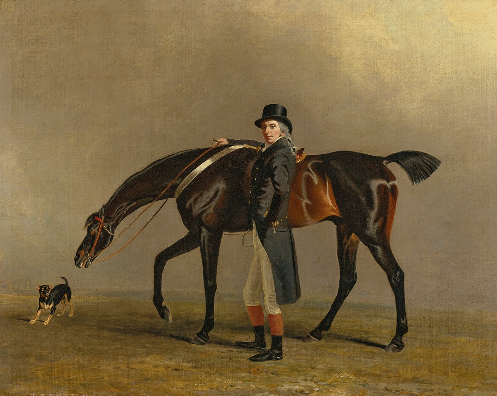 Benjamin Marshall - The Hon. Peniston Lamb (1770-1805), with his horse Assassin and his dog Tanner