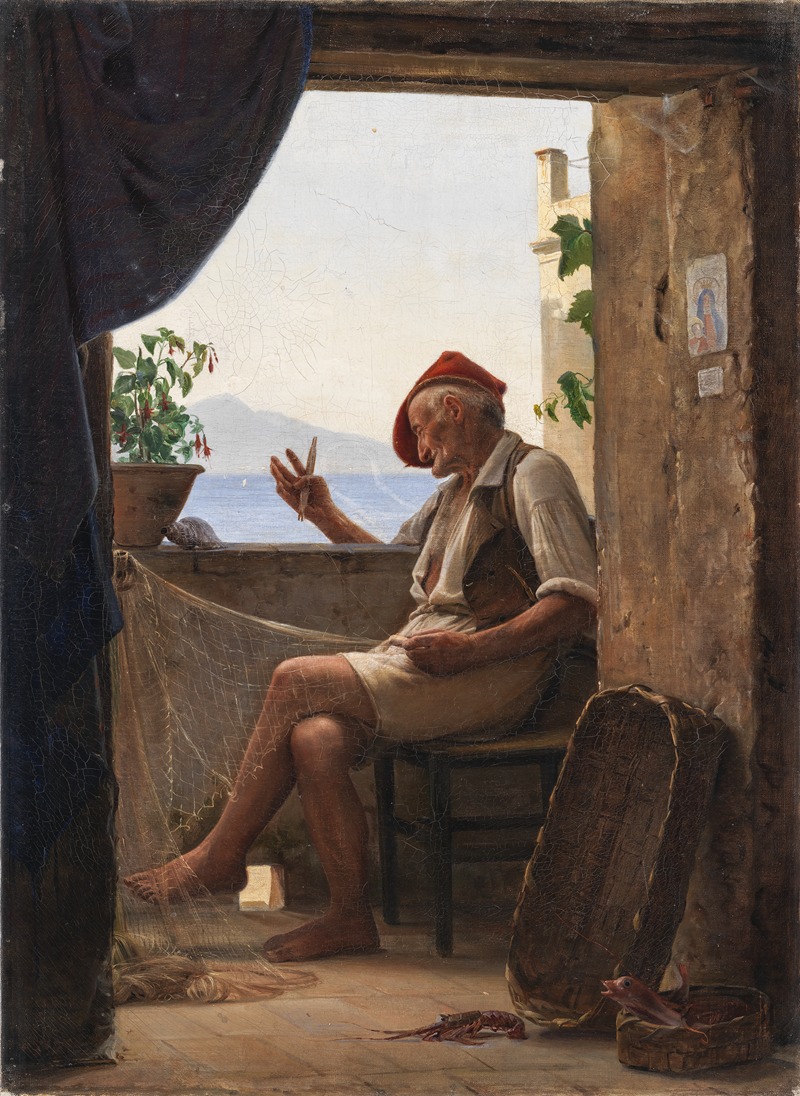 Carl Bloch - A Fisherman from Sorrento, Italy