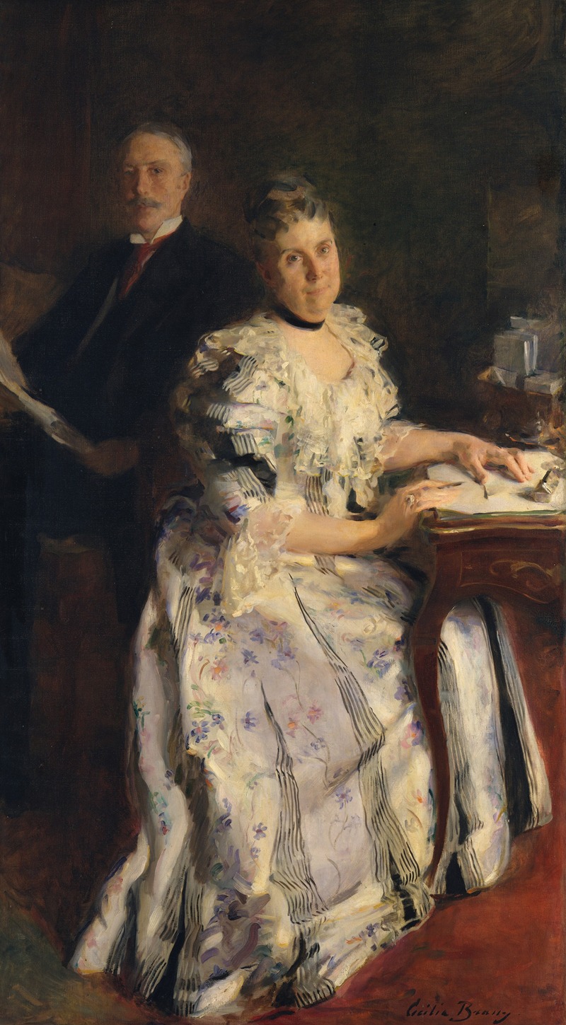 Cecilia Beaux - Mr. and Mrs. Anson Phelps Stokes