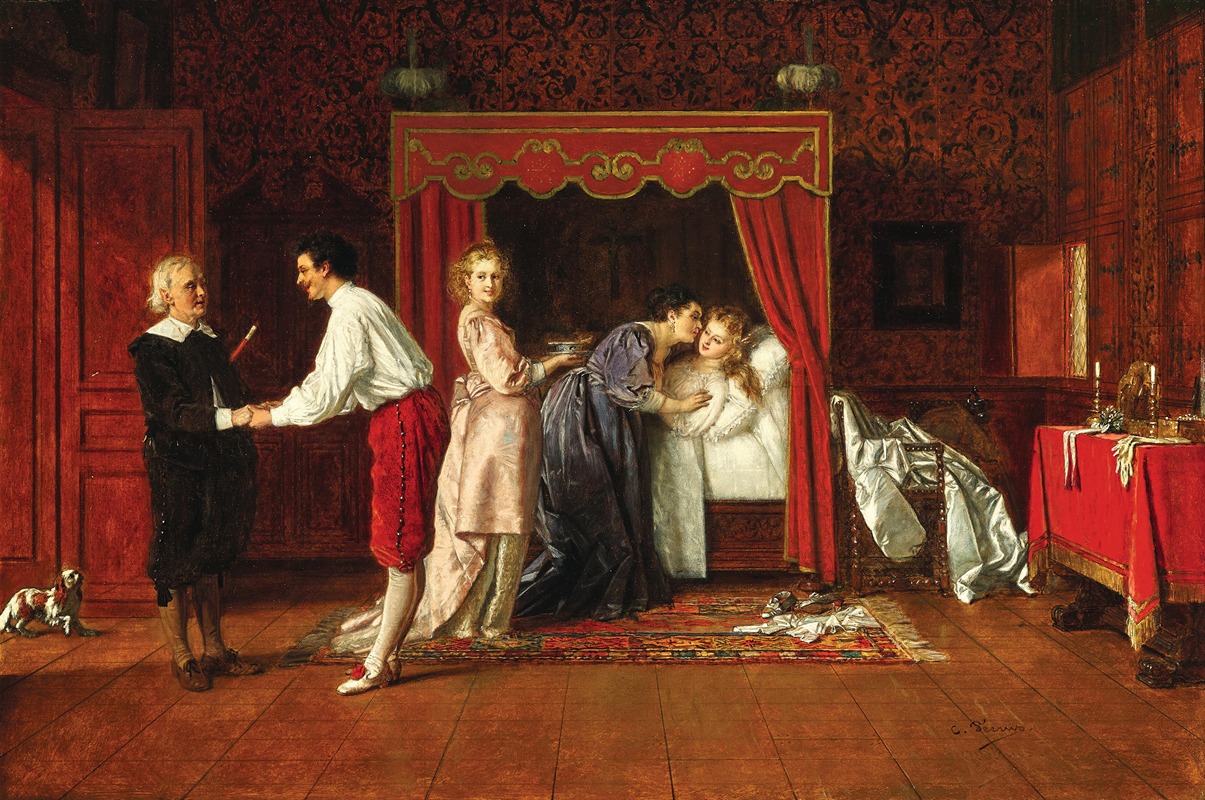 Charles François Pecru - The Morning after the Wedding