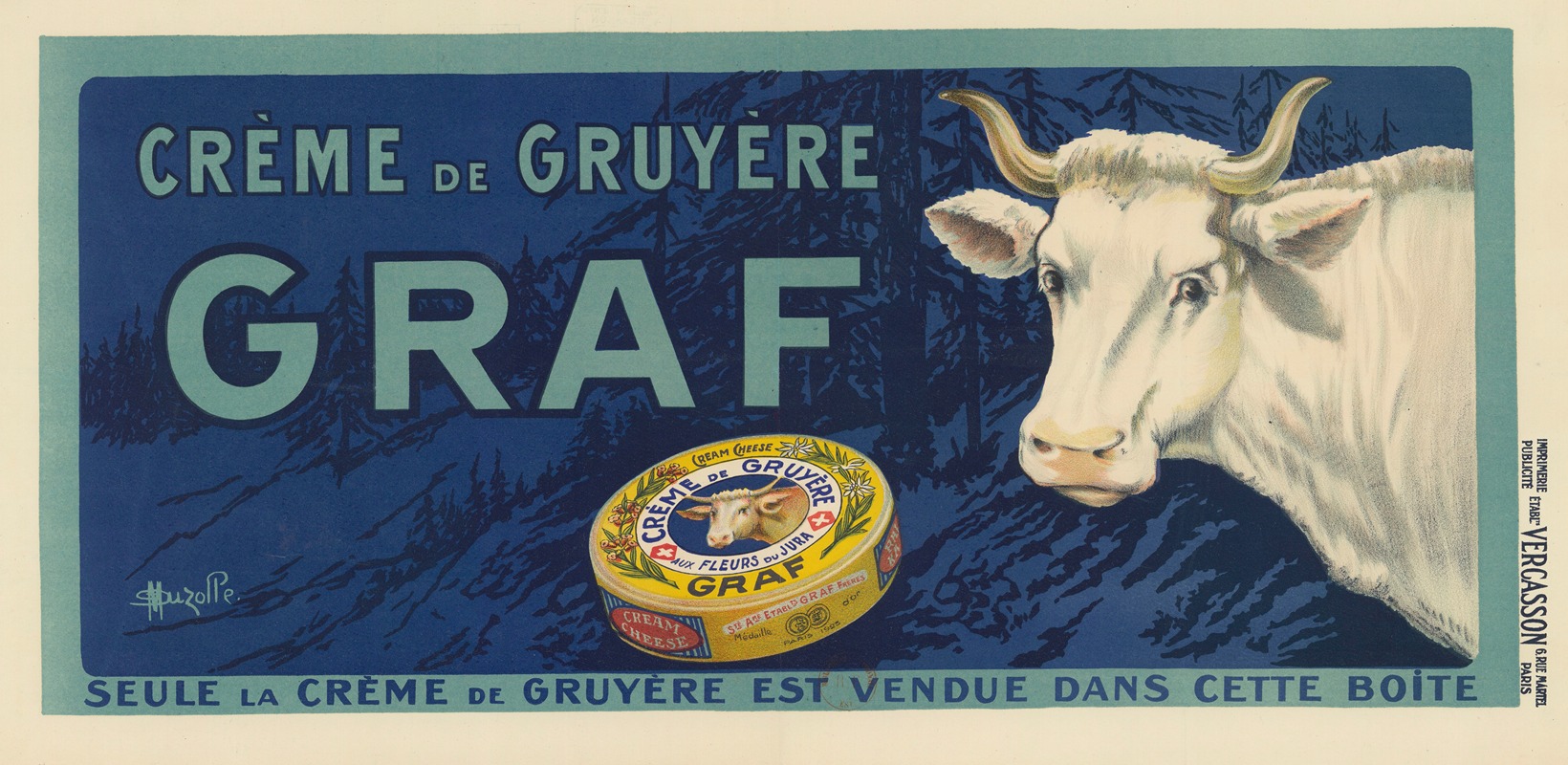 Marcellin Auzolle - Crème de gruyère Graf