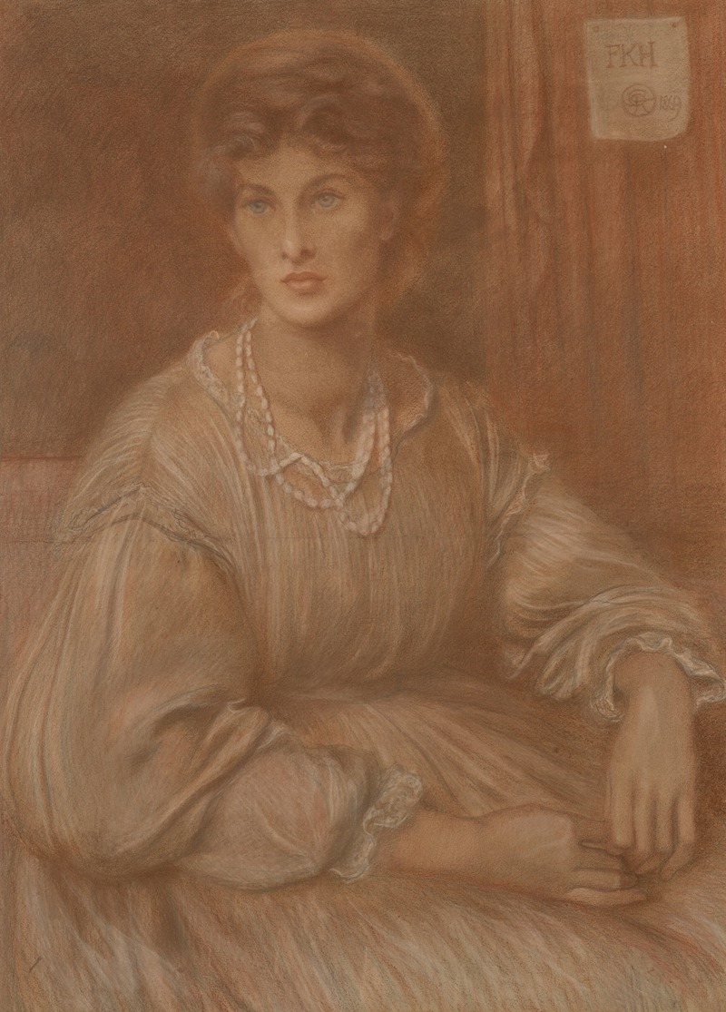 Dante Gabriel Rossetti - Portrait of Mrs Charles Howell