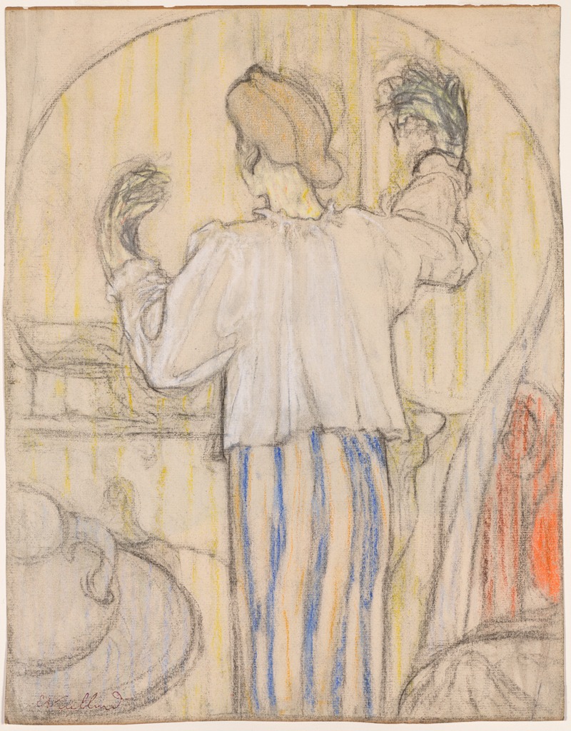 Édouard Vuillard - In Front of the Mirror