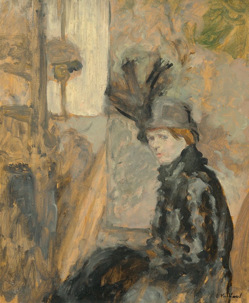 Édouard Vuillard - Le Shako à aigrette, Lili Lamy