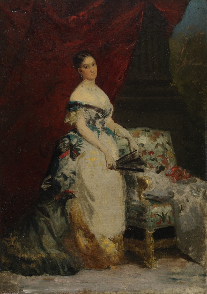 Édouard-Louis Dubufe - Portrait of Princess Brancaccio-Massimo, née Mary Elizabeth Hickson-Field